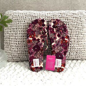 NWT LIBERTY of London for Target Floral Flip Flops (Pink) S